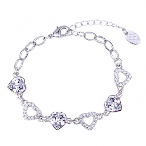 Purity Bracelet in Sterling Silver with Sw  Georgina Bywater